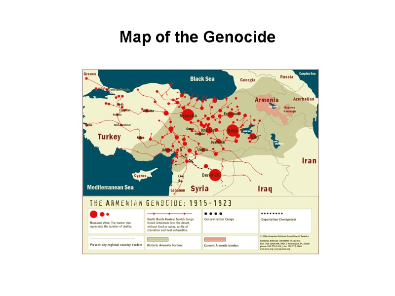 Map of the Genocide